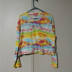 BCBGeneration Colorful Large Long Sleeve Tee